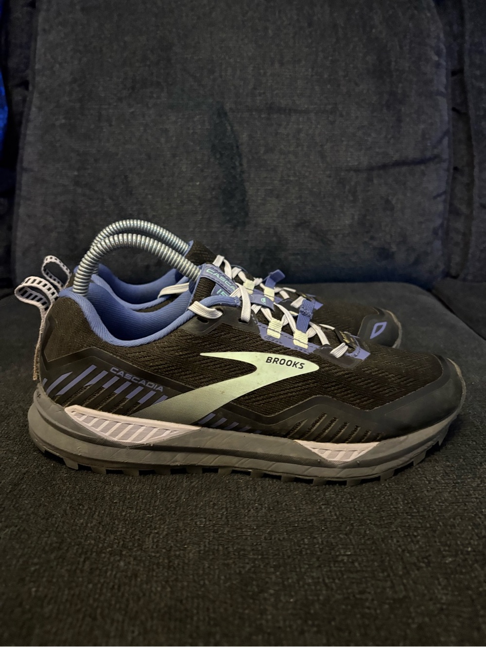 Brooks Cascadia 15 GTX Women's Size 8.5 Medium (B) Trail Running Shoes Black